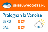 Sneeuwhoogte Pralognan la Vanoise